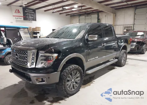 2018 Nissan Titan Platinum Reserve from USA, damaged, VIN 1N6AA1E5XJN506495